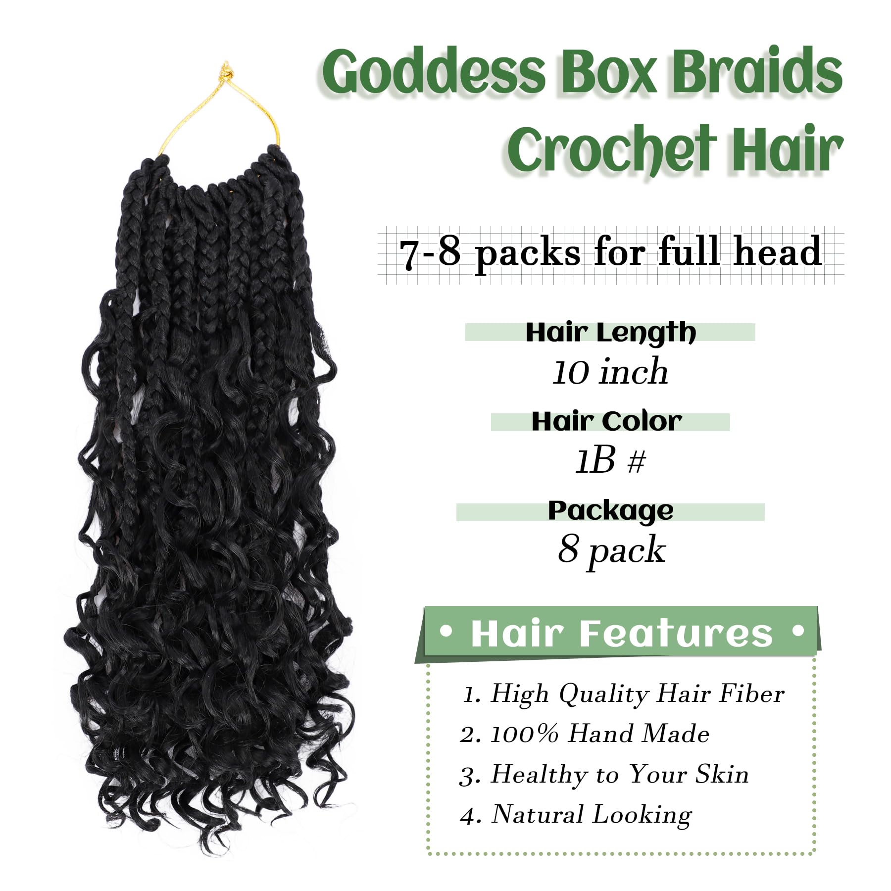 EERYA Goddess Box Braids curly-ends showcase boho-chic finish and movement.