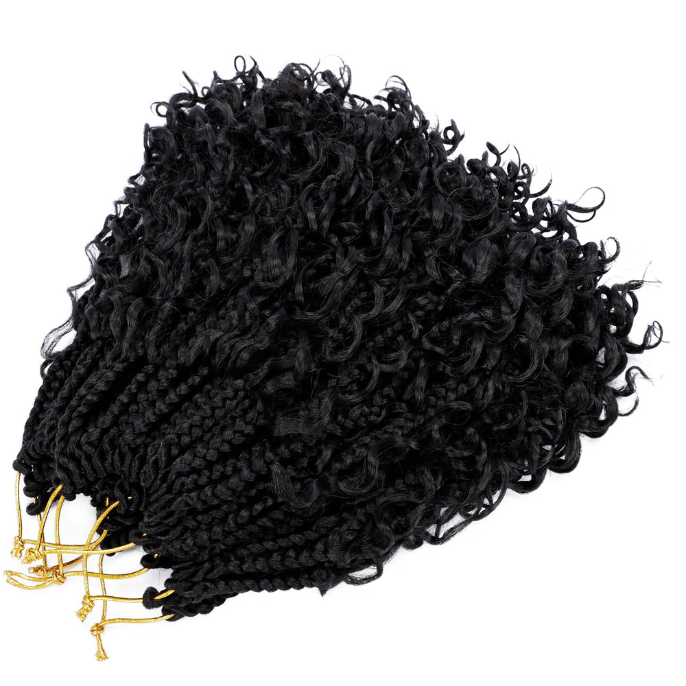 EERYA Goddess Box Braids eight packs enable full-head, long-lasting wear with care.