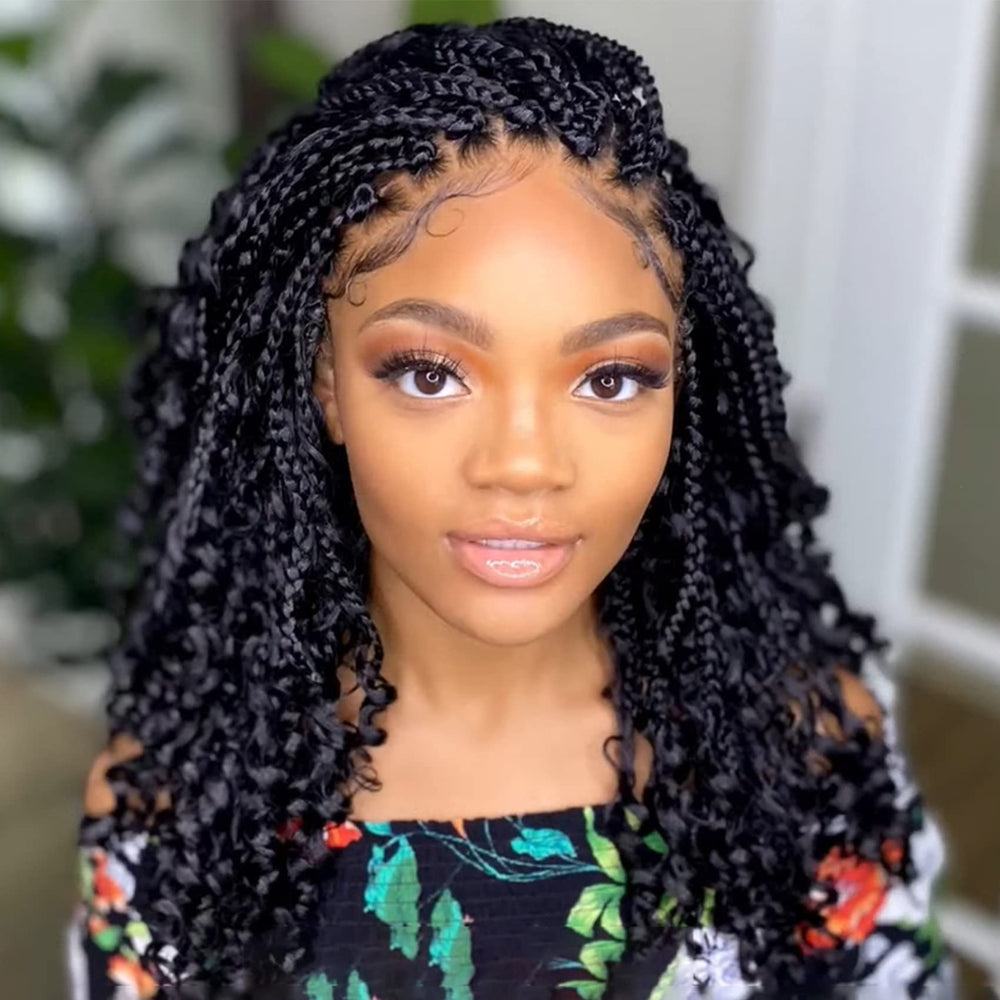 EERYA Goddess Box Braids handmade-look finish adds neat, natural appearance.