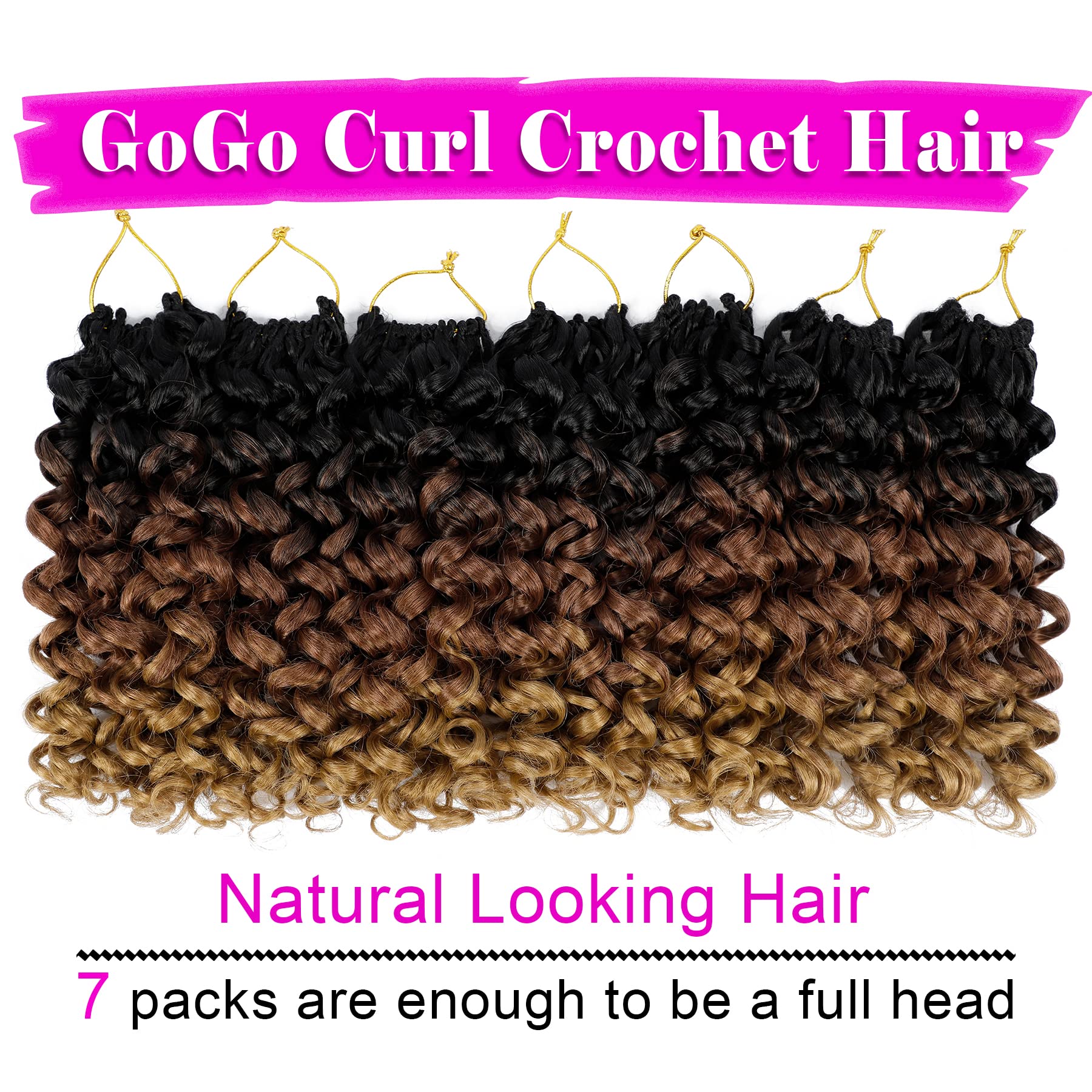 EERYA GOGO Curl 10in water wave texture highlights natural movement and shine