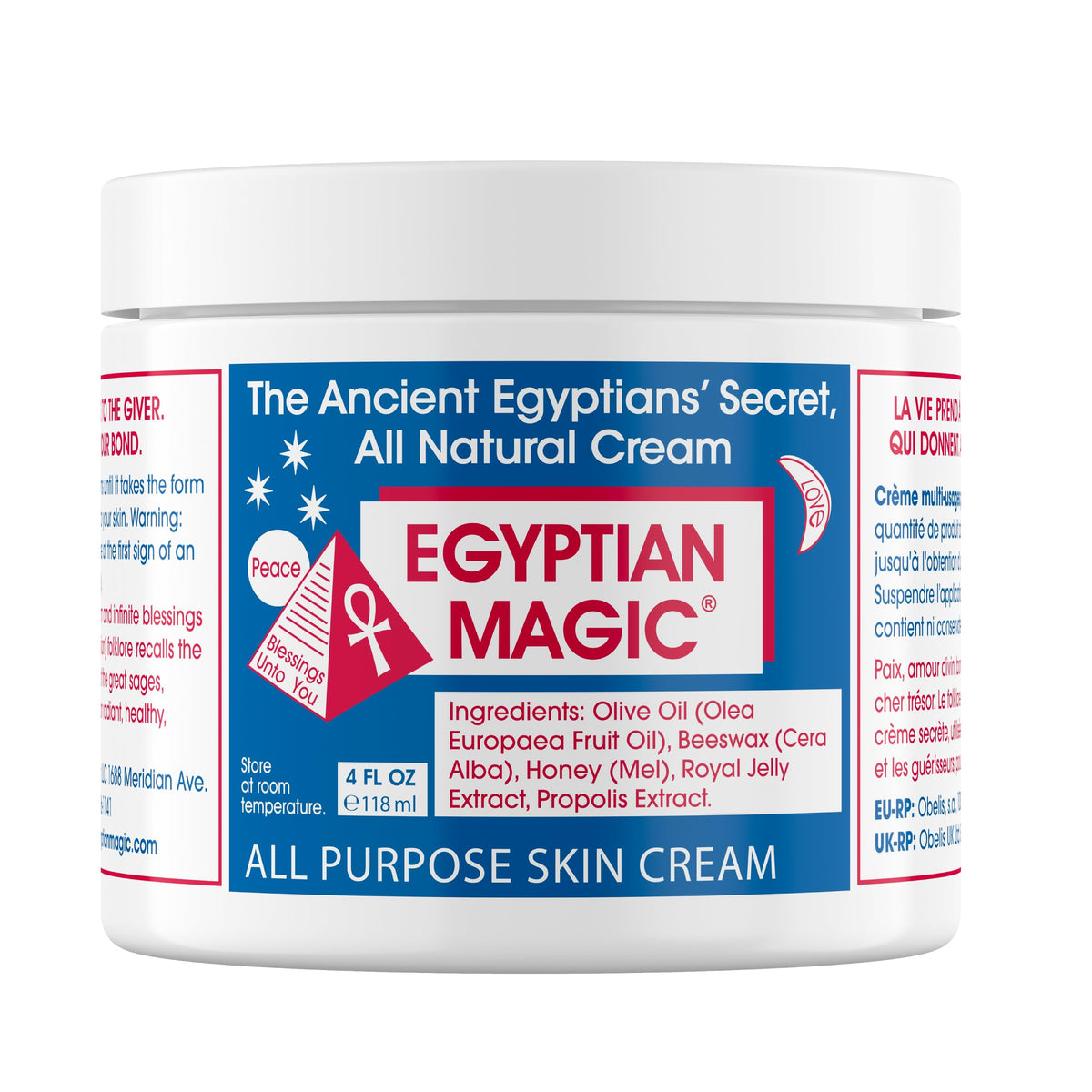 Egyptian Magic face cream being applied for daily hydration