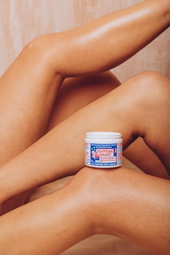 Egyptian Magic beeswax close-up providing natural barrier protection for skin.