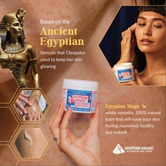 Egyptian Magic ingredients: honey, royal jelly, propolis for nourishing skin.