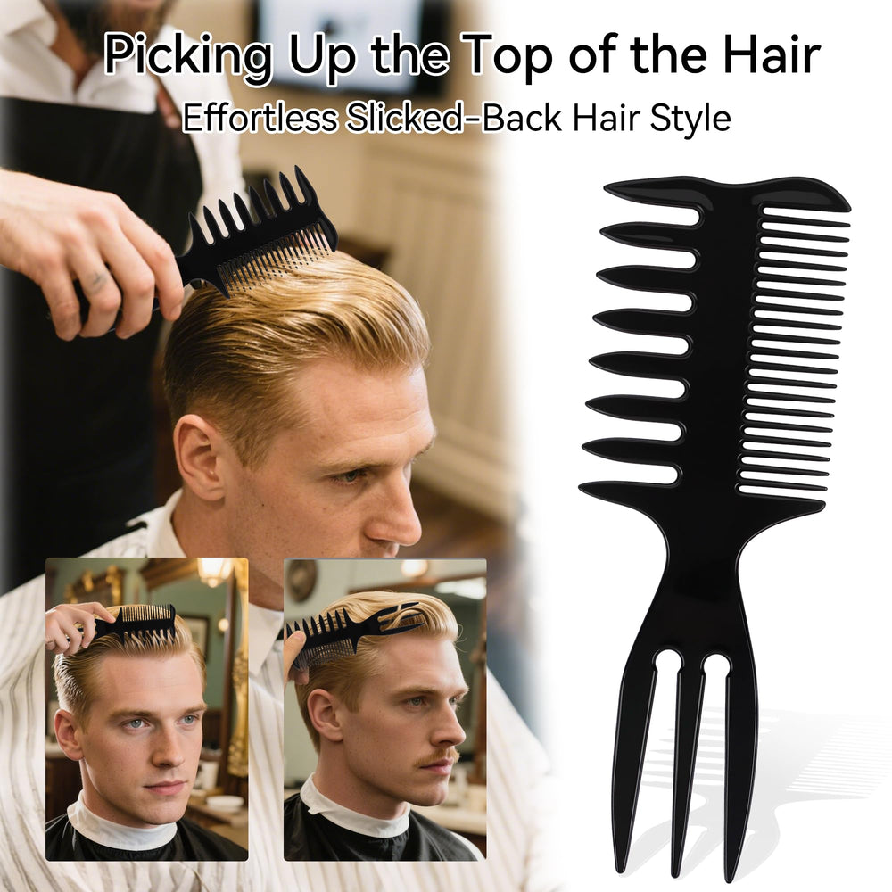 EHBELIF Blend Friend Fade Comb Set anti-static ABS plastic preserves smooth trims.