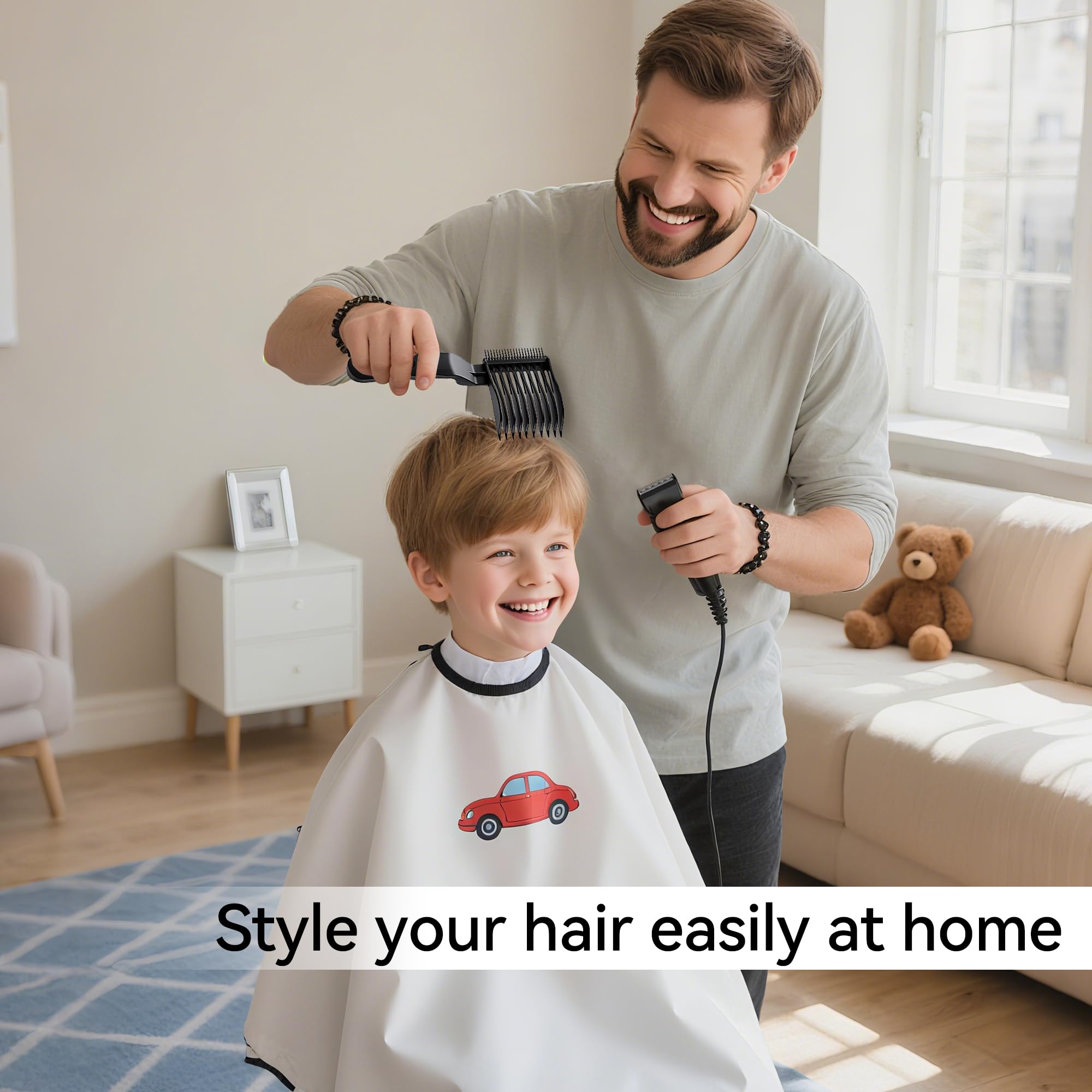 EHBELIF Blend Friend Fade Comb Set travel-friendly design shown for on-the-go styling.