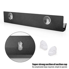 EHDIS hair extension holder on wall demonstrates space-saving storage