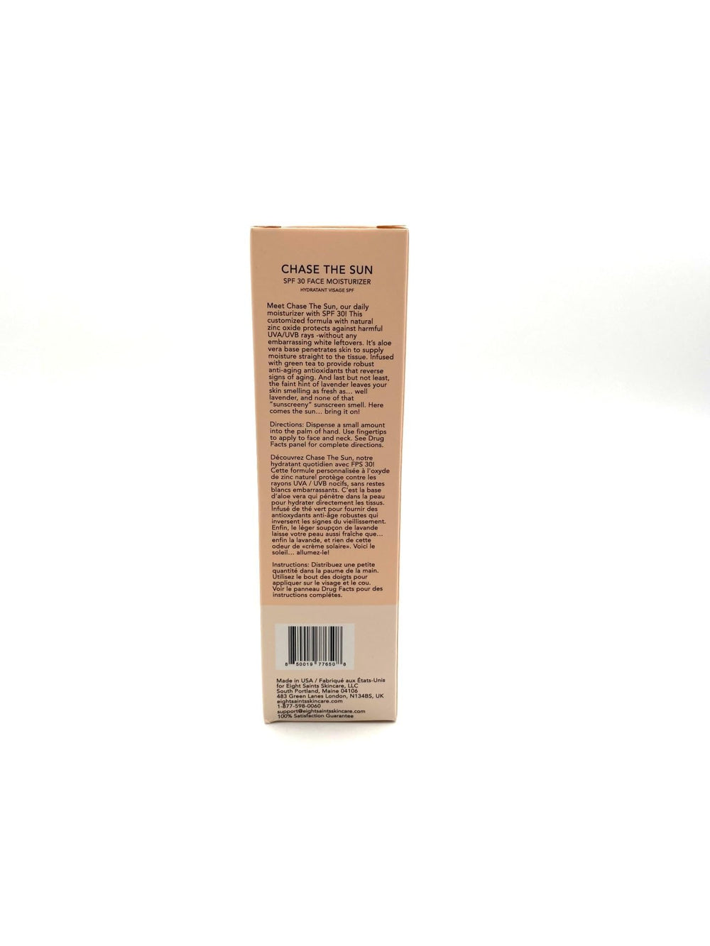 Eight Saints eco-conscious packaging designed for durability and travel.