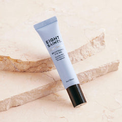 Eight Saints Light Show Brightening Eye Gel bottle highlights natural formula.