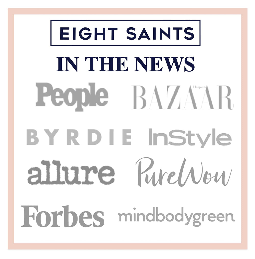 Eight Saints No Plans mask jar demonstrates fragrance-free, cruelty-free Maine-made skincare.