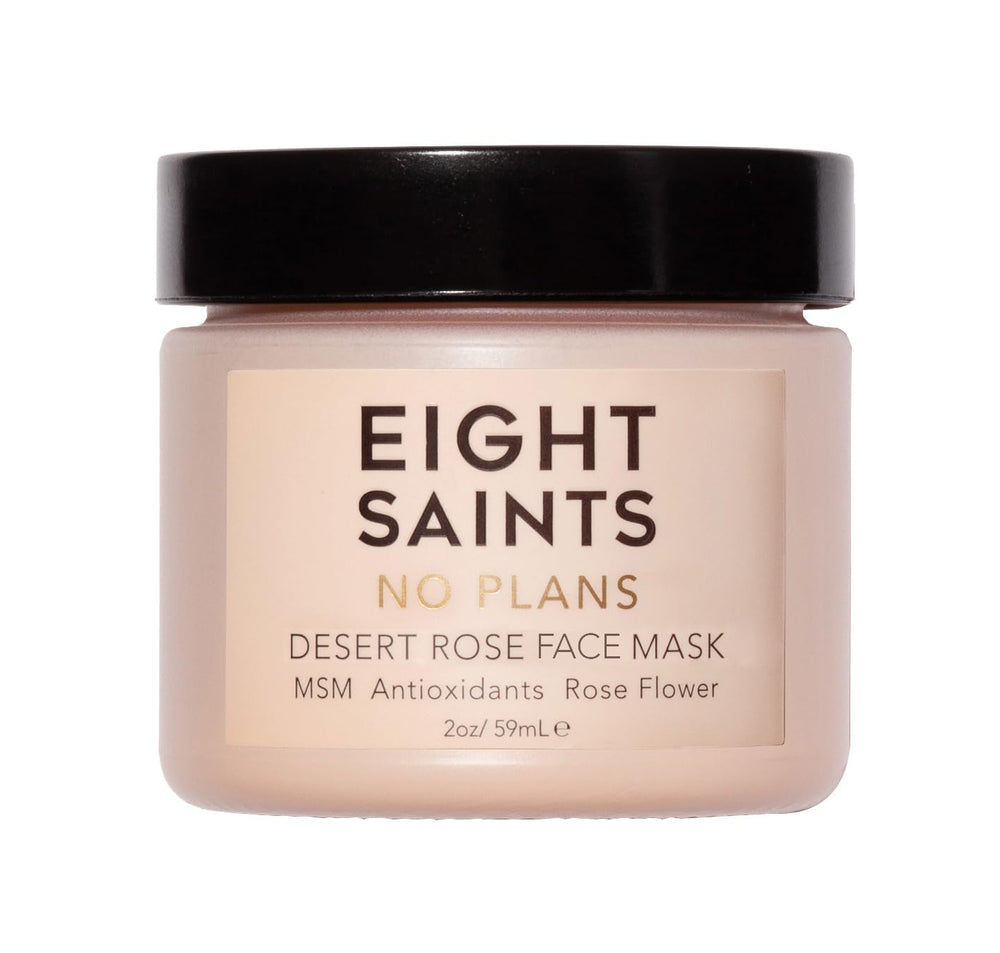 Eight Saints No Plans mask packshot: pore-refining clay for all skin types.