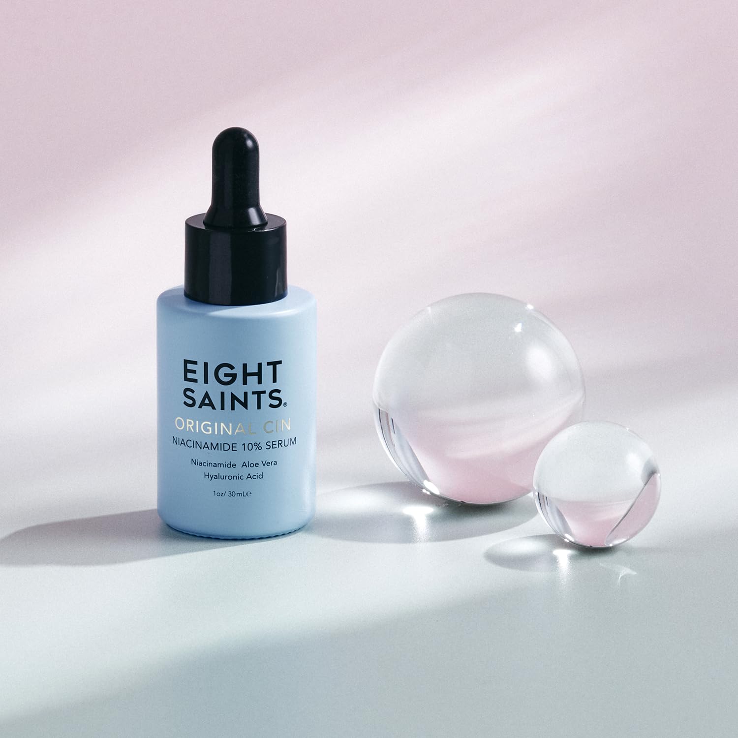 Eight Saints Original Cin cruelty-free and fragrance-free label signals gentle protection