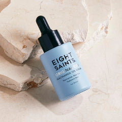 Eight Saints Original Cin serum on skin demonstrates quick absorption and hydration