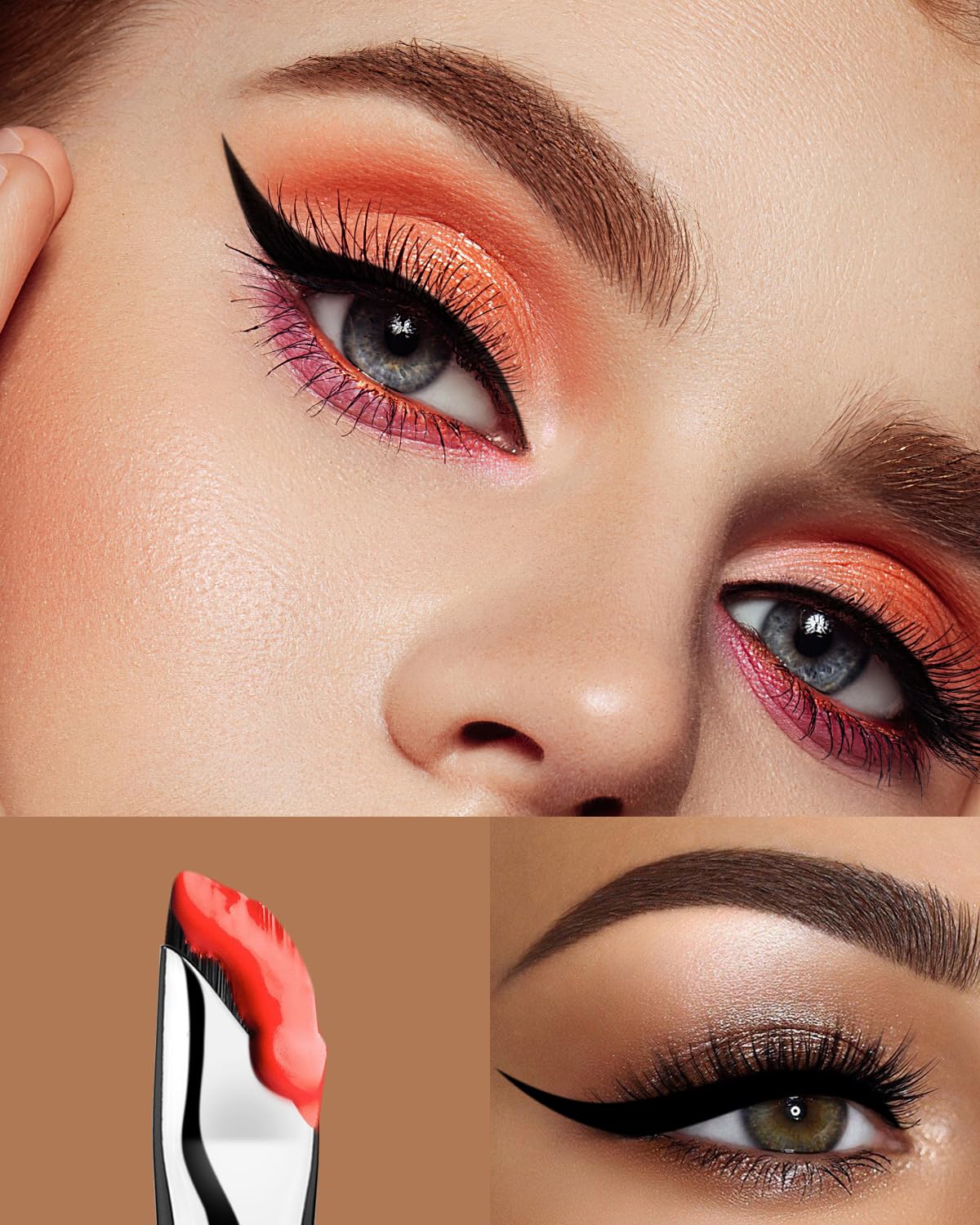 EIGSHOW Brush handle closeup showcases ergonomic design for comfortable all-day precision.
