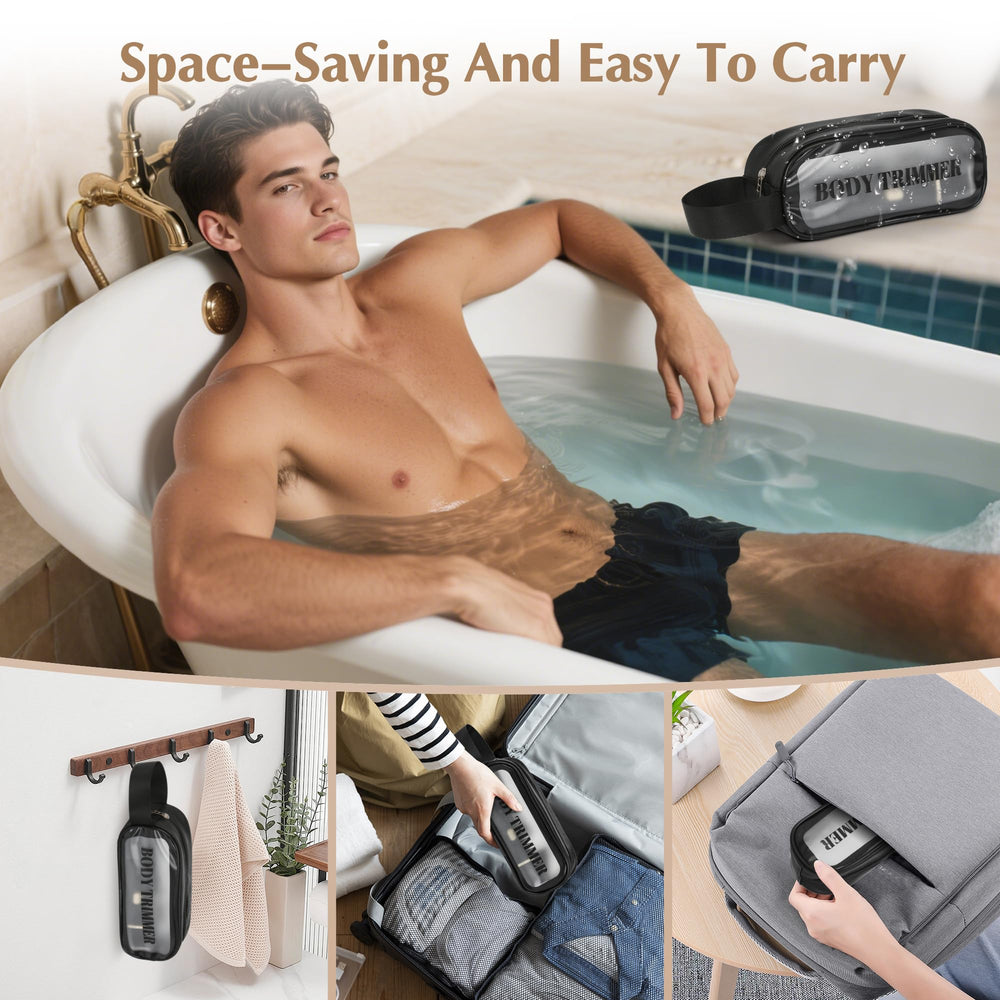 EiLVEEY hypoallergenic ceramic blades reduce irritation during trimming.