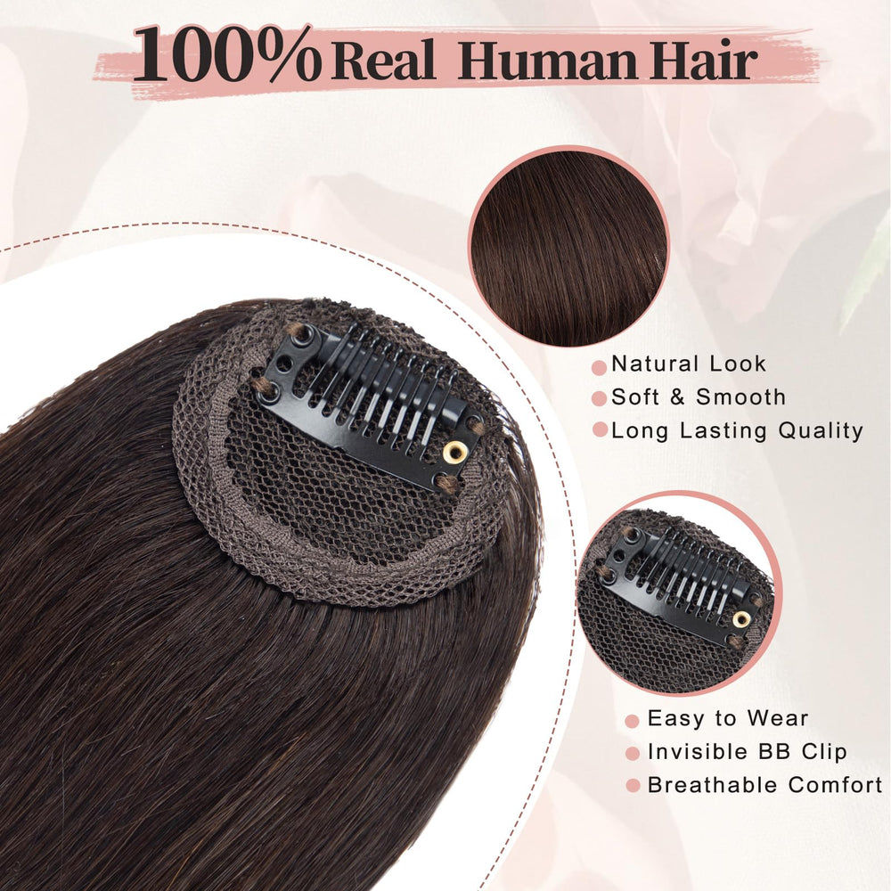 EINAEY clip-in bangs 5-seconds-application demonstrates quick transformation