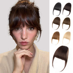 EINAEY clip-in bangs natural-look closeup for seamless daily wear