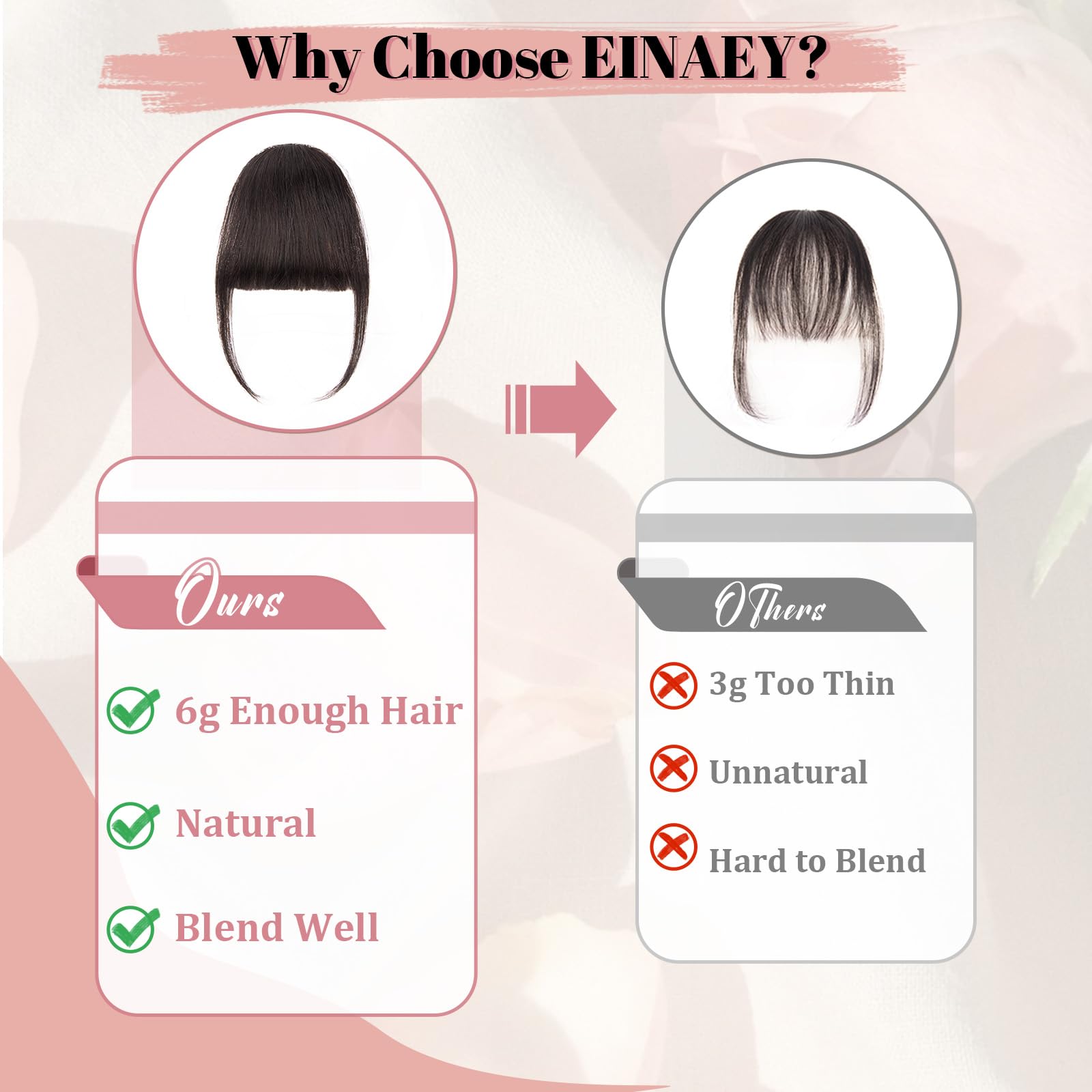 EINAEY curved-air-bangs profile shows comfortable, breathable wear