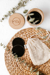 Eira Vancouver reusable rounds close-up showing soft texture and durability