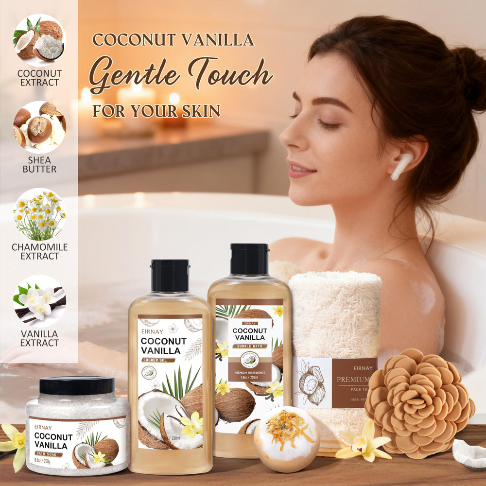 EIRNAY Coconut Vanilla Hand and Body Moisturizer for daily hydration