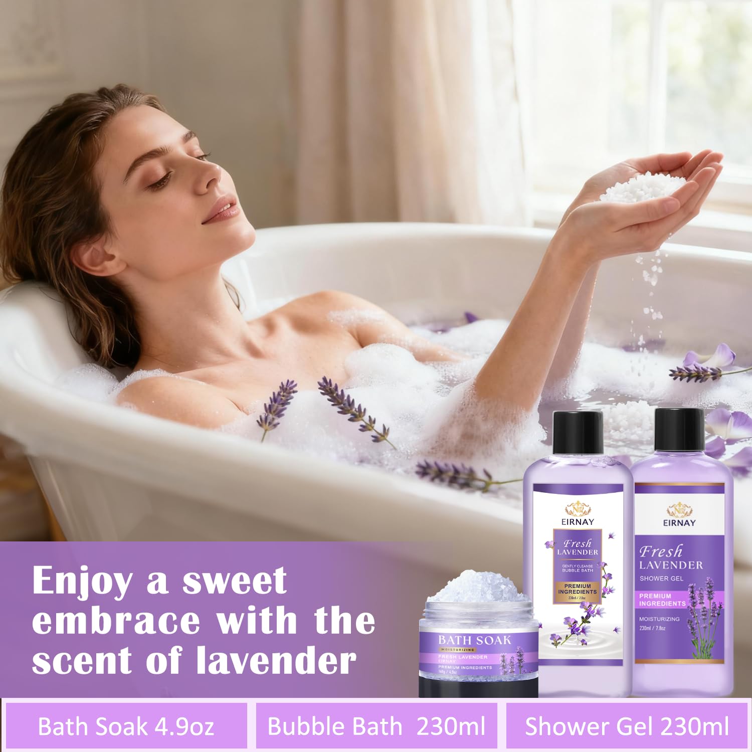 EIRNAY exfoliating loofah scrubber enables spa-quality exfoliation at home