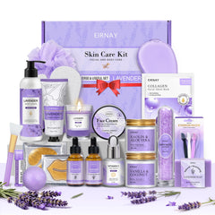 EIRNAY lavender spa gift basket offering a relaxing self-care experience