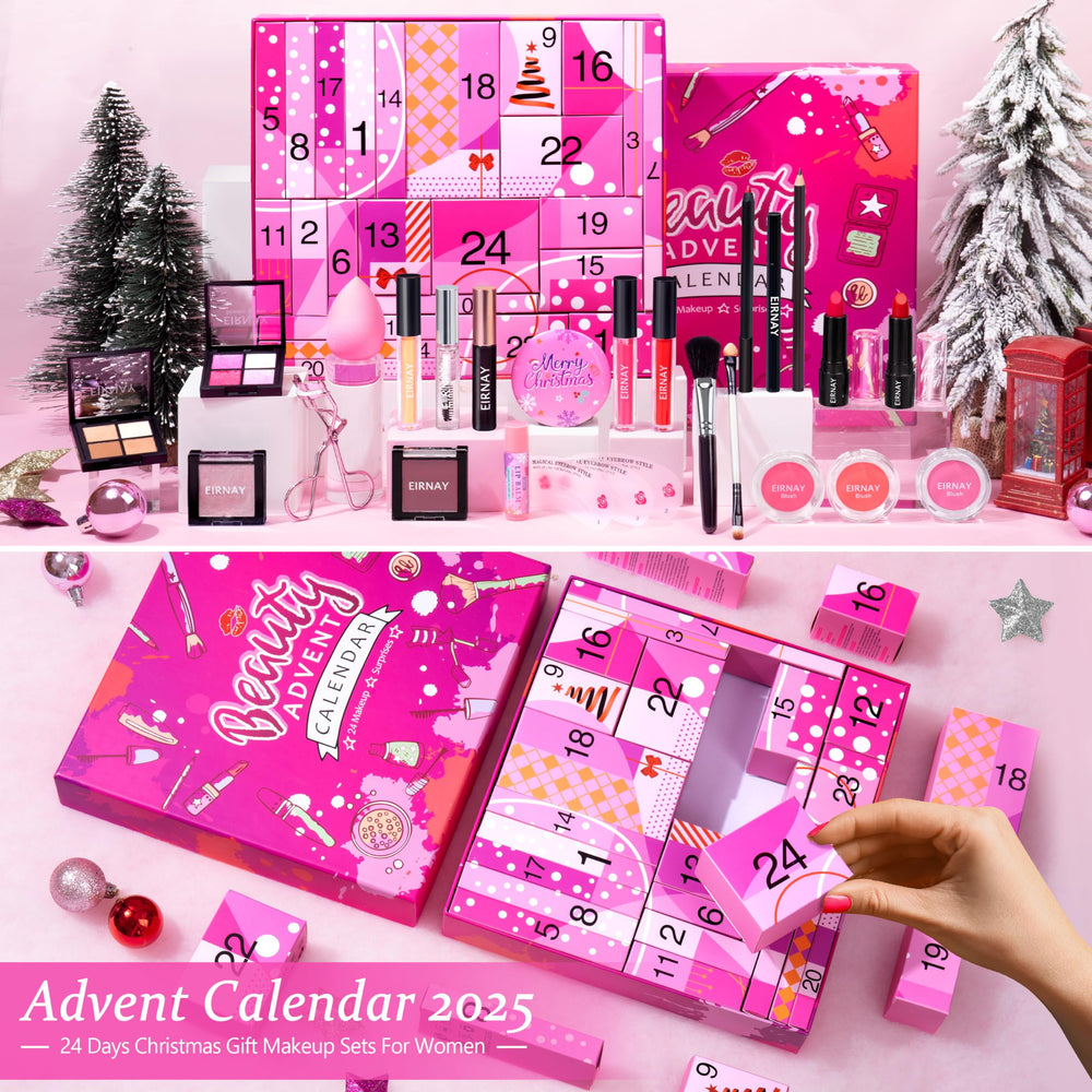 EIRNAY 2025 advent calendar: vibrant pigments for teen-friendly makeup moments