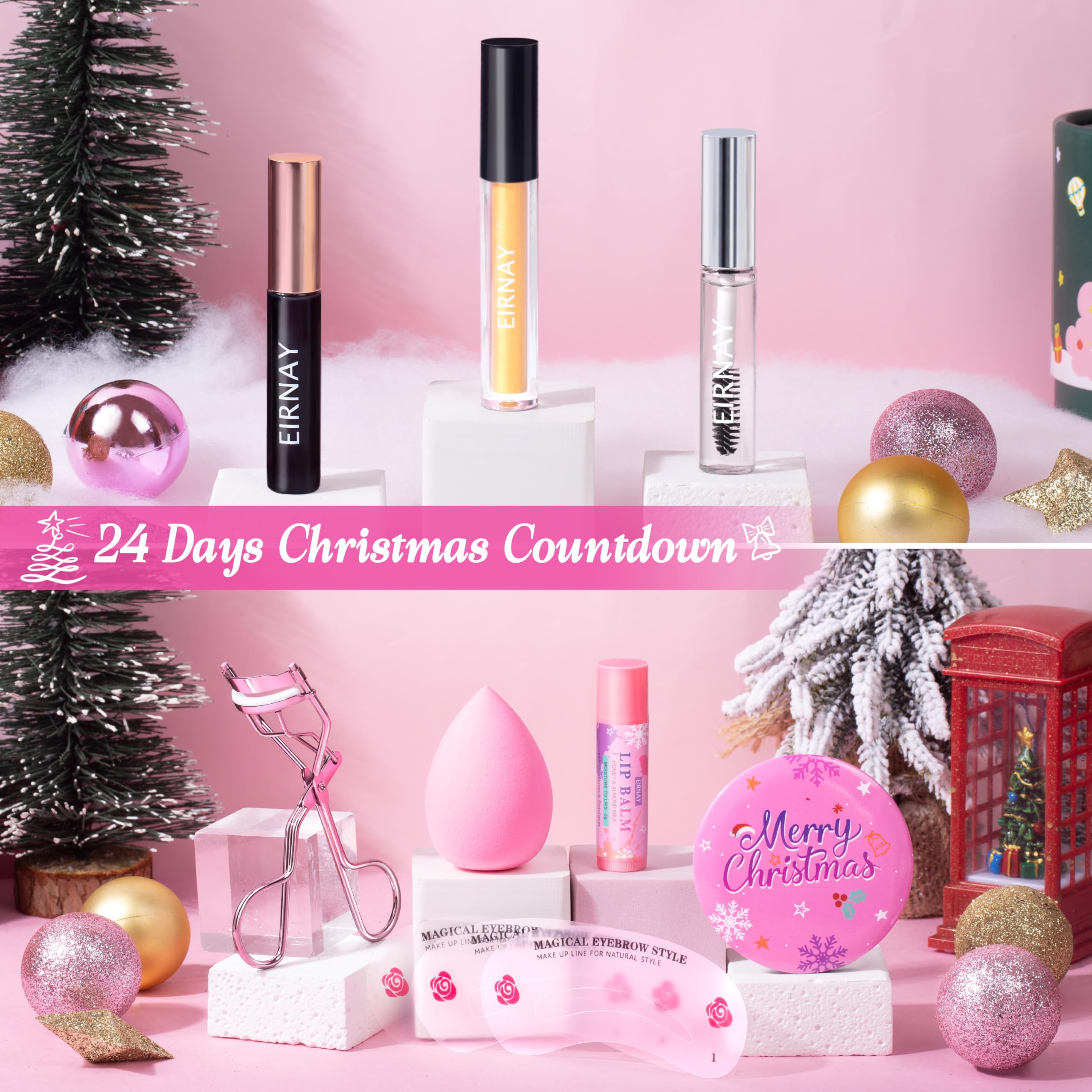 EIRNAY advent calendar 2025: travel-size items for on-the-go beauty