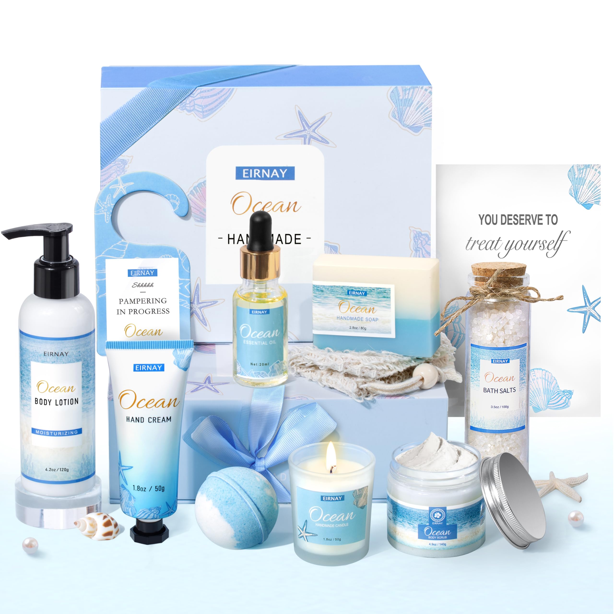EIRNAY Ocean Spa Gift Box full set offers hotel-worthy at-home pampering