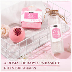 EIRNAY pampering kit includes massage oil and body scrub