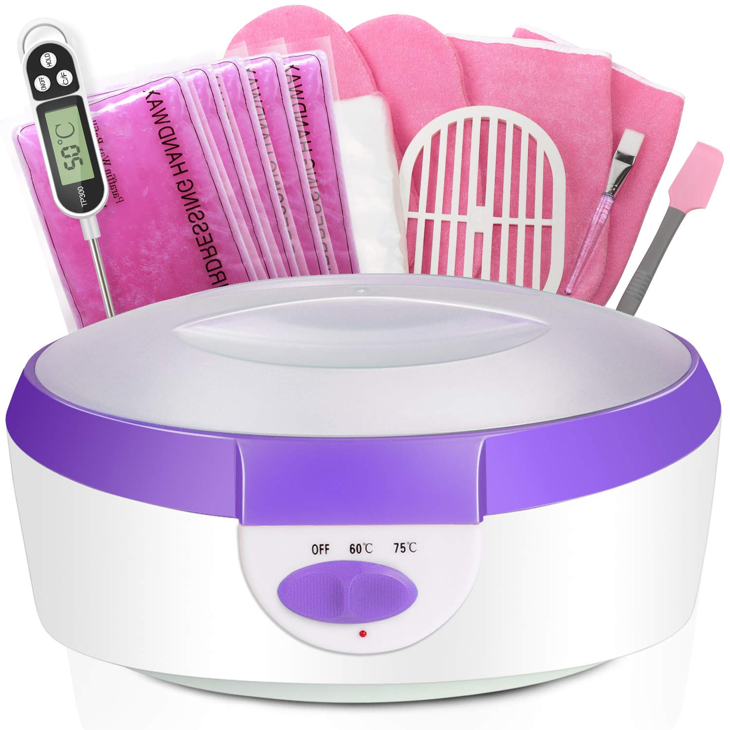 Ejiubas paraffin wax machine front view for at-home spa and skin relief