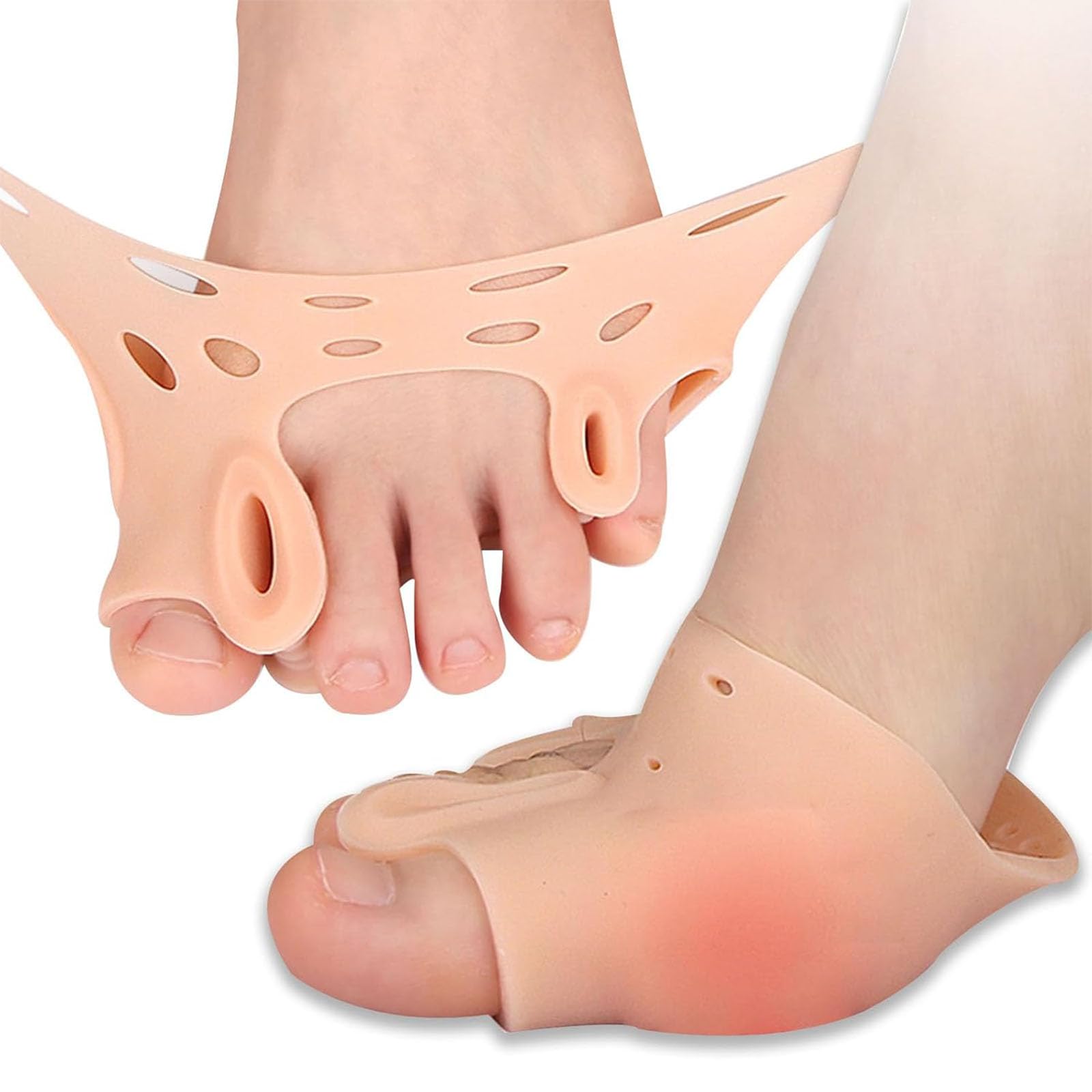 EJV silicone toe separators are washable and reusable for lasting freshness.