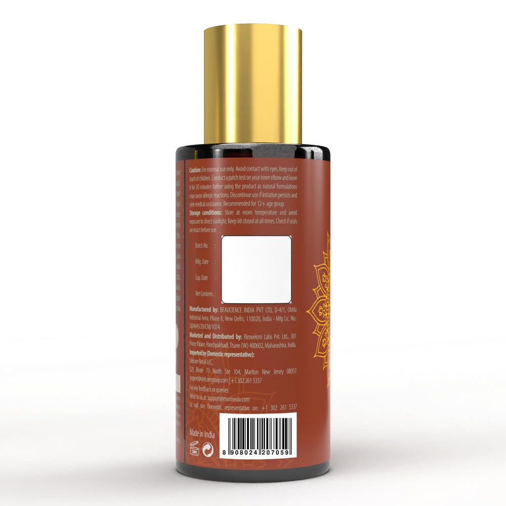 Packaging image of EKMIVEDA bottle highlighting vegan and cruelty-free promise