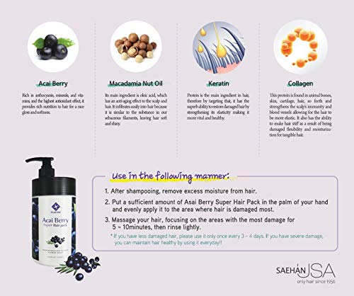 Elabore Acai Berry Super Hair Pack after-wash hair looks glossy and manageable