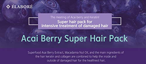 Elabore Acai Berry Super Hair Pack pump enables easy, even application and conditioning