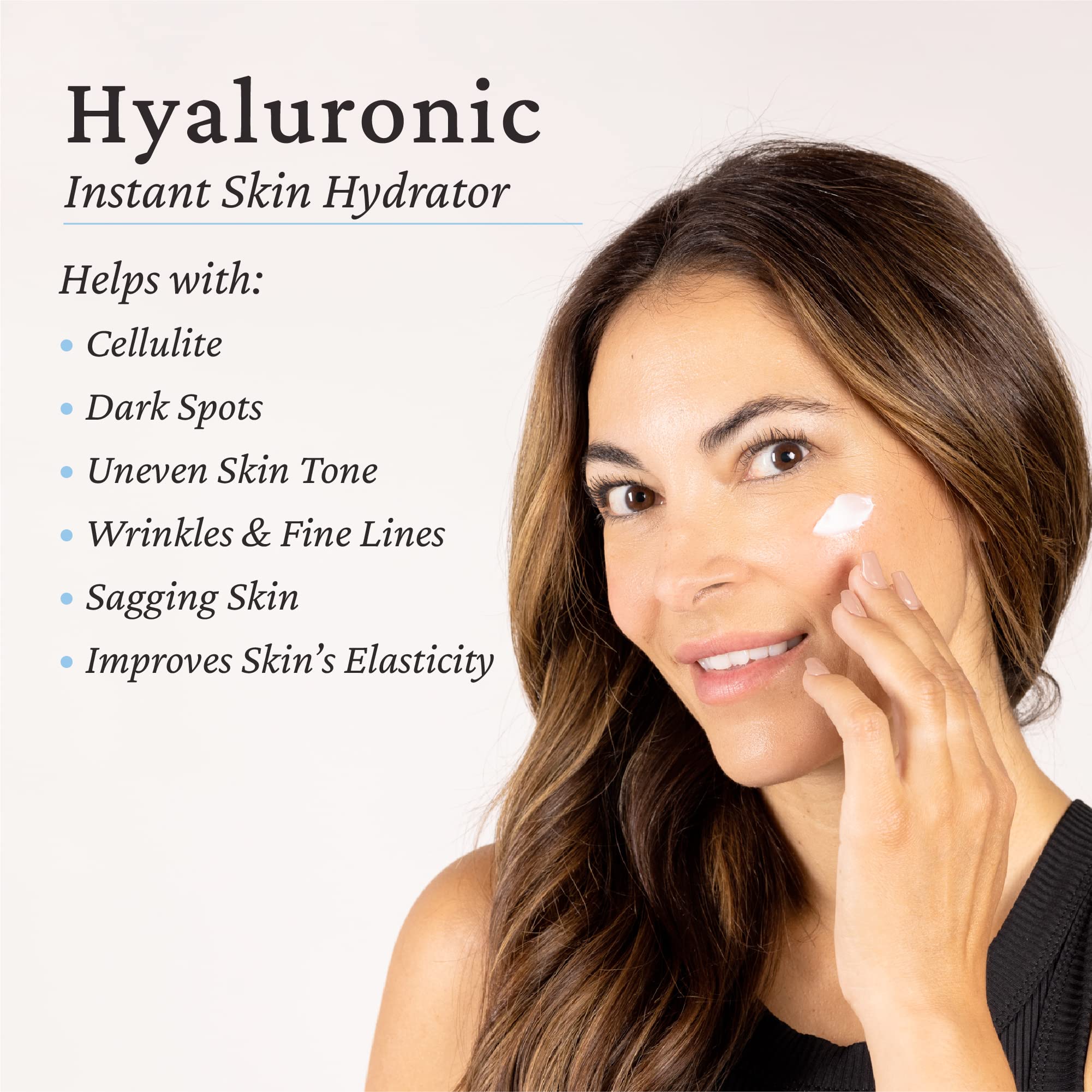 Elastalift skin elasticity illustration showing lifted, taut look.