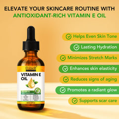 ELBBUB Vitamin E Oil for body moisturization, providing lasting smoothness