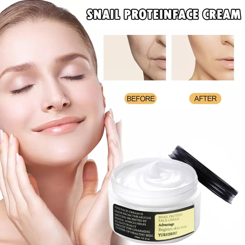 ELCHHIRSCH snail mucin cream gel texture closeup shows light, fast-absorbing hydration.