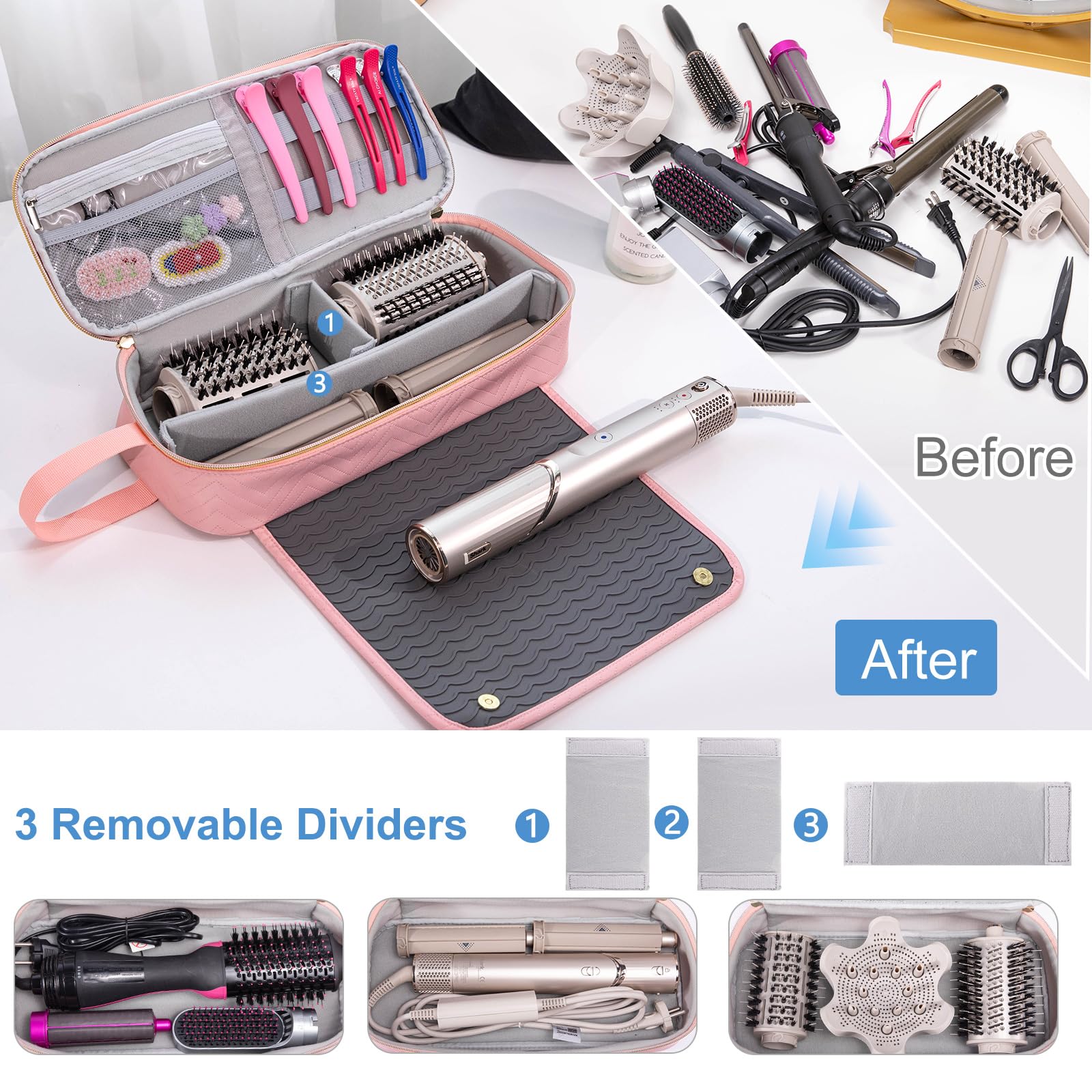 ELCUPA medium-size option fits compact tool kits and styling devices.