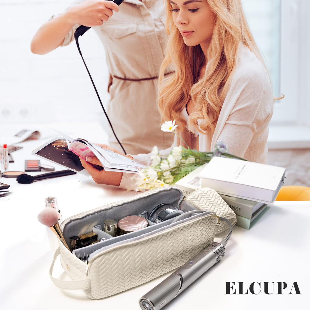 ELCUPA spacious quilted bag simplifies packing for trips or work