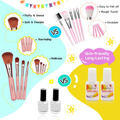 Eleanore's Diary glue and brushes ensure precise glitter application
