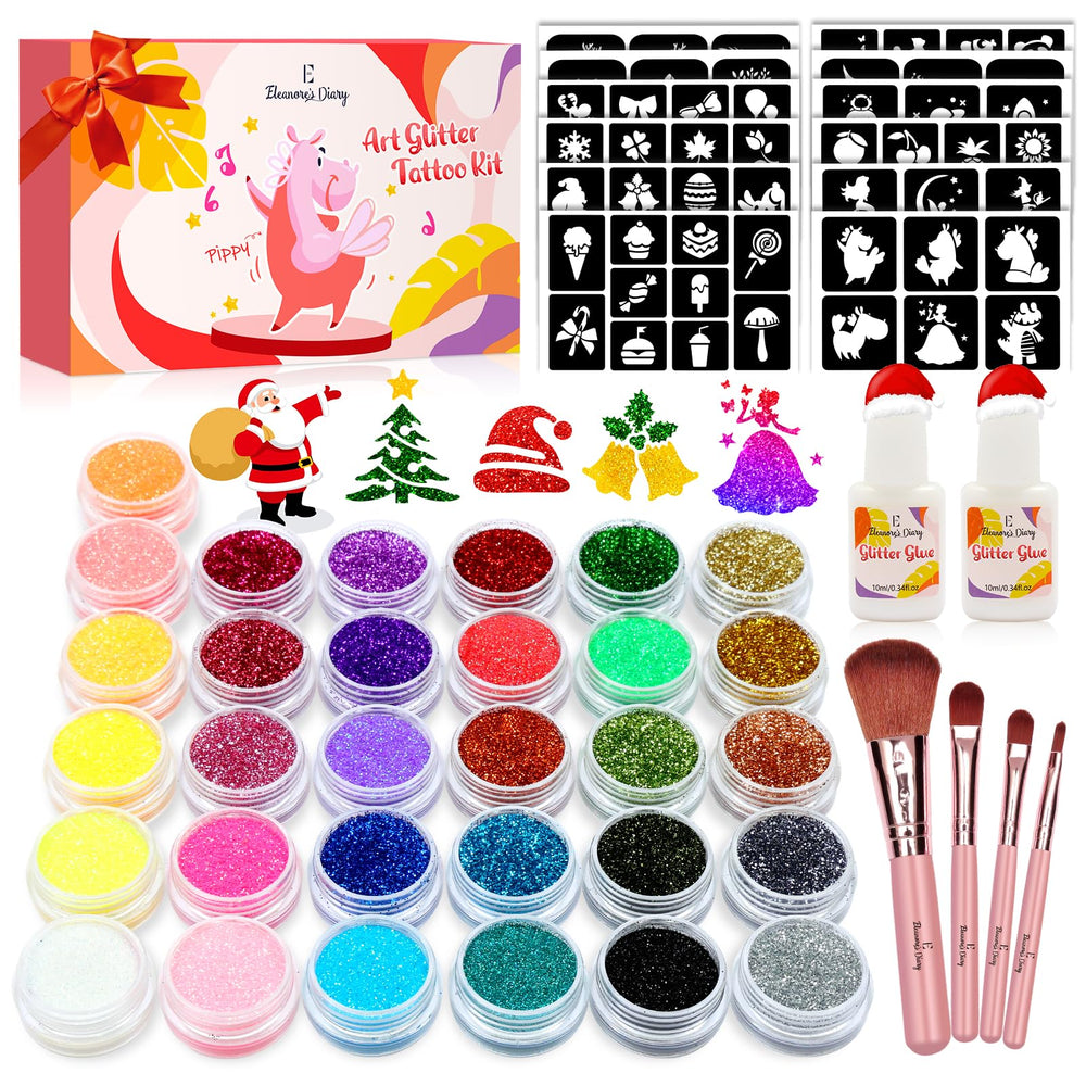 Eleanore's Diary tattoo-set packaging shown, ideal for gifting at parties