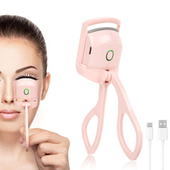 Electric Heated Eyelash Curler quick heat-up for faster routine