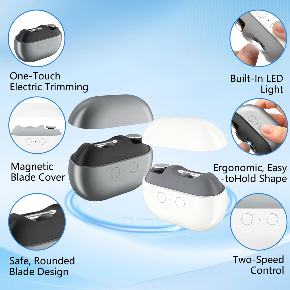 Electric Nail Clippers for Seniors one-touch-blade for simple operation