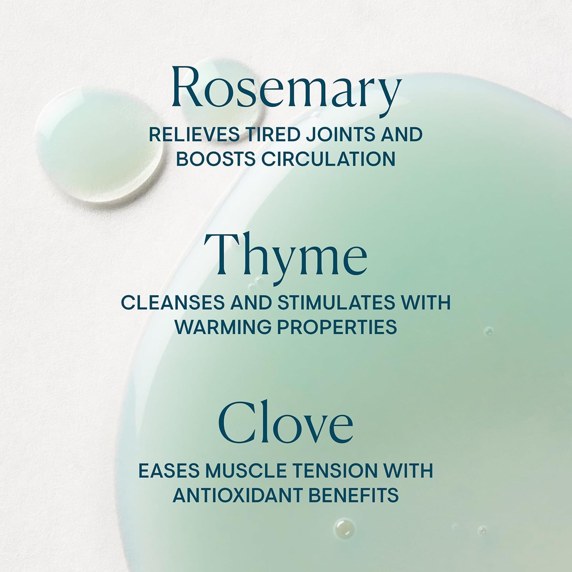 Juniper berries beside ELEMIS Aching Muscle Super Soak for energising unwind after workouts.