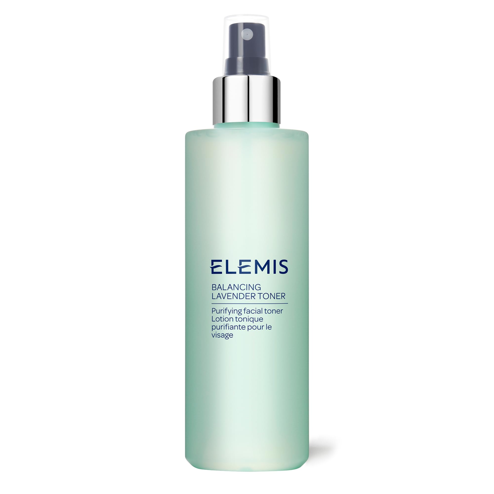 Elemis Balancing Toner bottle front shows alcohol-free hydration for balanced skin.