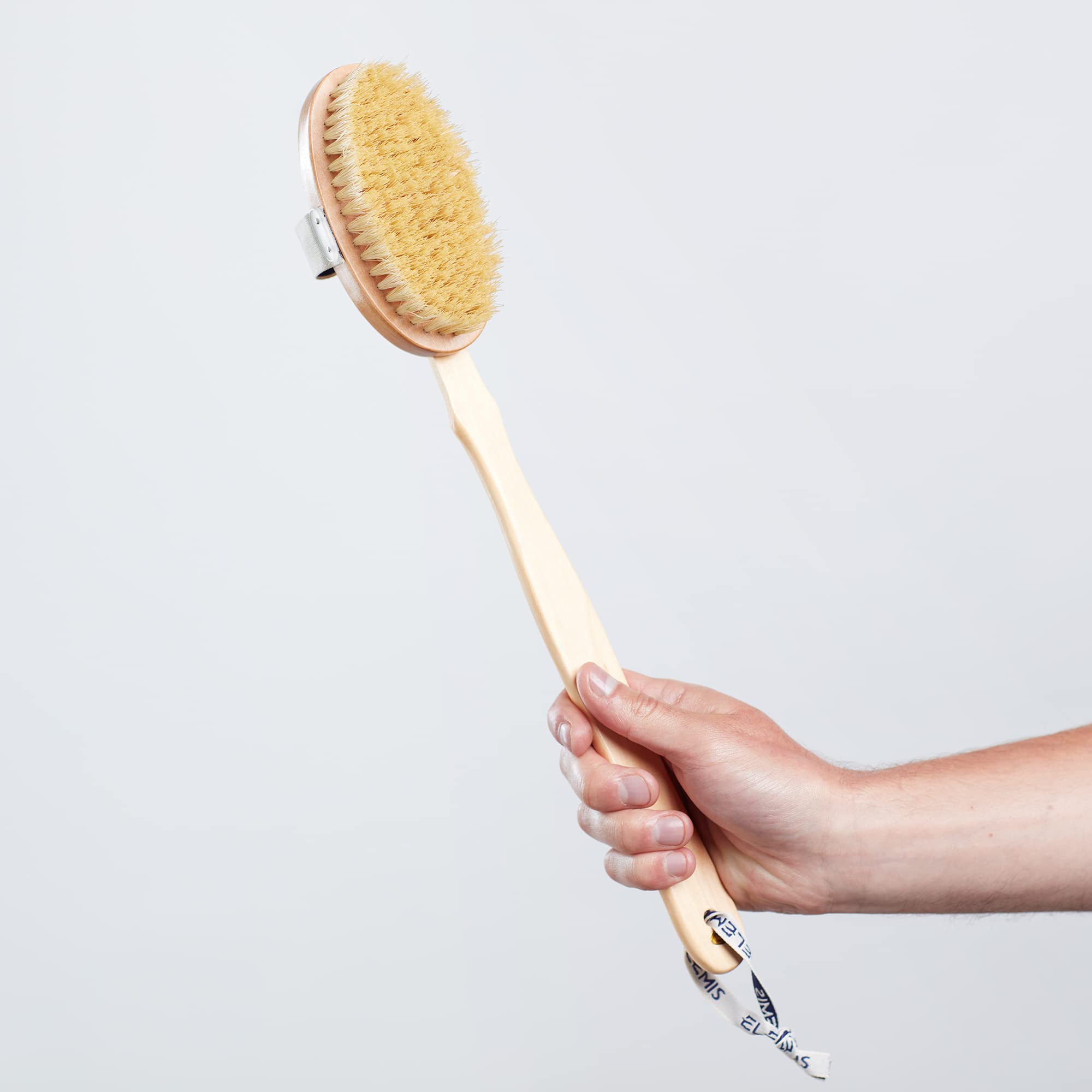 ELEMIS Body Detox Skin Brush bristles ready for exfoliation and skin smoothing.