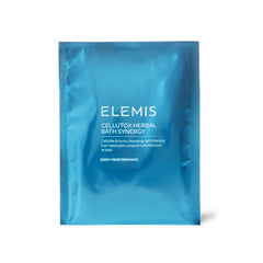 ELEMIS Cellutox bath sachets pack front ready for detoxifying bath ritual.