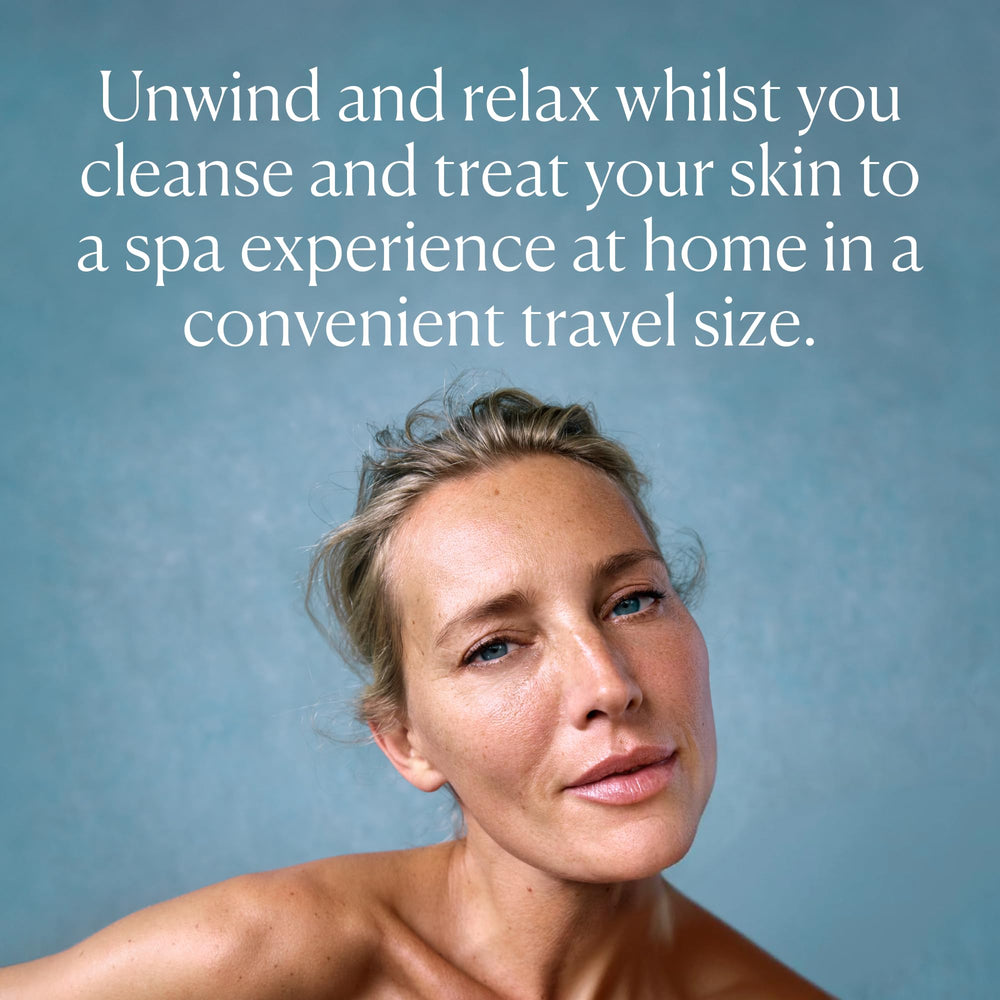 Face massage with ELEMIS balm for gentle cleansing.