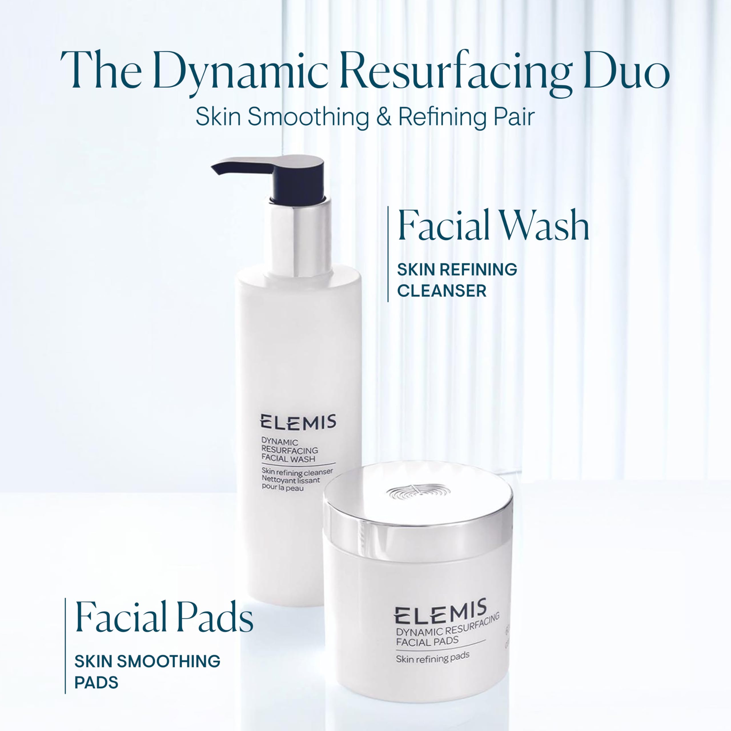 Elemis Dynamic Duo Kit glow-focused concept image hints brighter, even-toned skin.