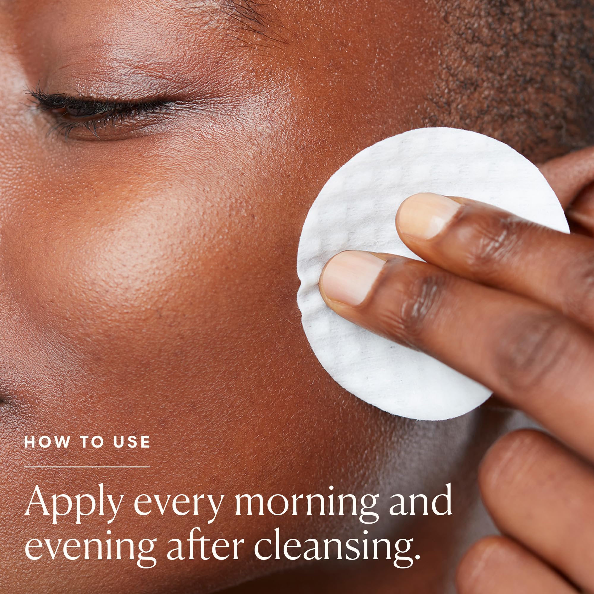 ELEMIS Dynamic Resurfacing Pads exfoliation-action shot highlights lactic acid and enzymes